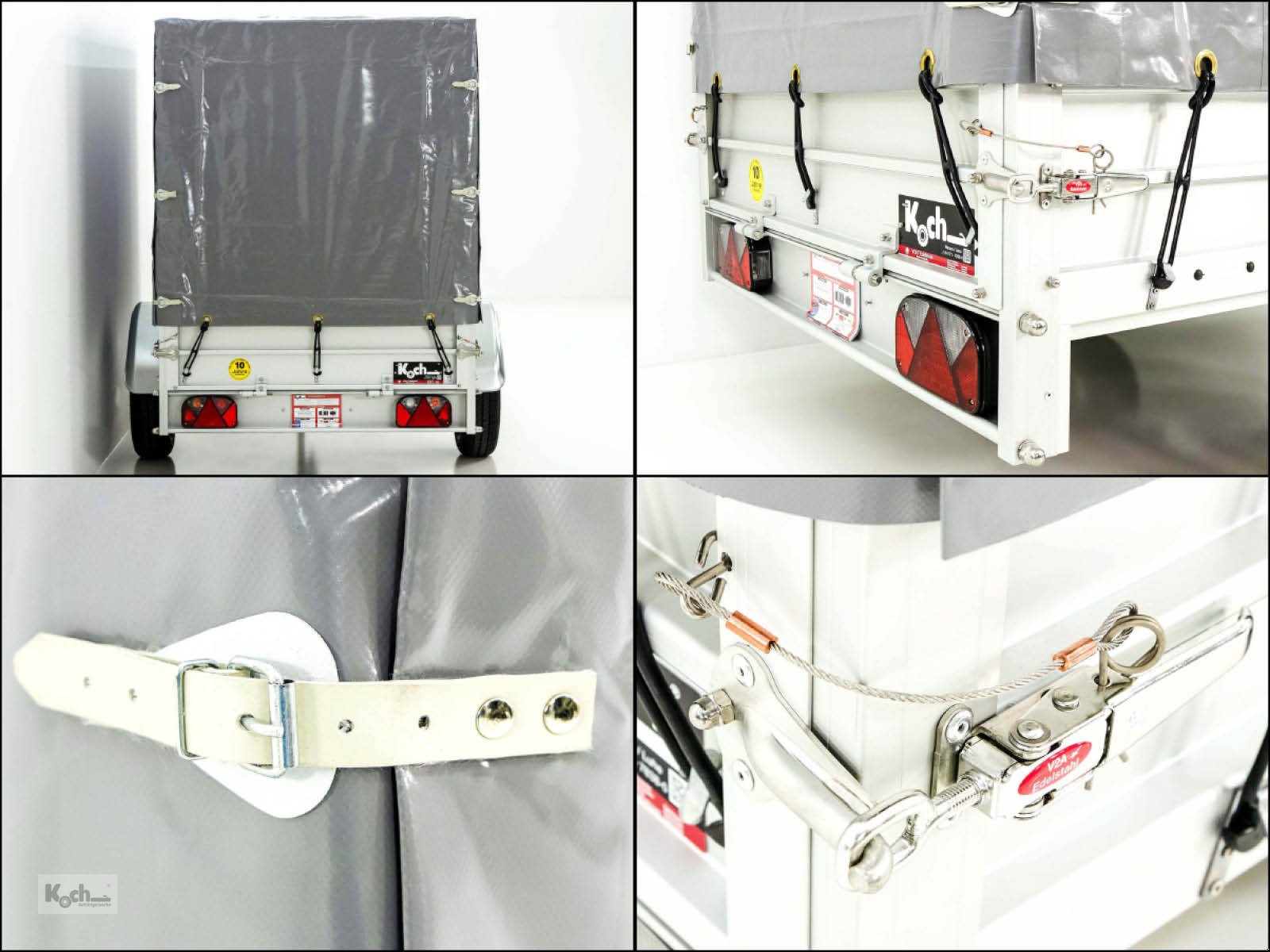 Anhänger des Typs Koch Anhänger mit Plane 125x250cm 750kg|Typ U4|Hochplane 150 cm Hobby|Angebot (Pkw4150Ko), Neumaschine in Winsen (Luhe) (Bild 9)